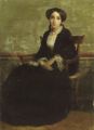 A Portrait of Genevieve Bouguereau 1850