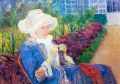 Lydia in the garden of Marly