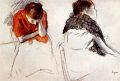 Two women seated