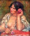 Gabriele with a rose