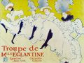 la troup de mlle Elegant poster 1895 2 by Lautrec