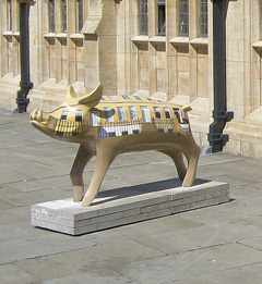 King Bladud's Pigs in Bath, England