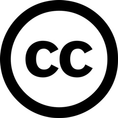 Symbol for a Creative Commons Licence, two letter C's circled 