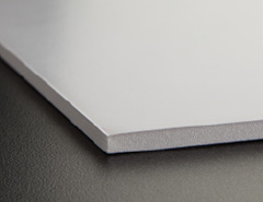 Foam board and other semi-rigid materials can be printed using a flatbed printer