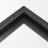 3/4  inch deep Country Charcoal Black Floater Frame