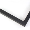 This simple 3/4 " profile makes for a perfect minimalist look. This frame is solid mars black with a painted texture.