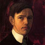August Macke (3 January 1887 – 26 September 1914) was one of the leading members of the German Expressionist group Der Blaue Reiter  (The Blue Rider). He lived during a particularly innovative time for German art which saw the development of the main German Expressionist movements as well as the arrival of the successive avant-garde  movements which were forming in the rest of Europe. Like a true artist of his time, Macke knew how to integrate into his painting the elements of the avant-garde which most interested him (wikipedia)