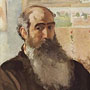 Camille Pissarro (10 July 1830 – 13 November 1903) was a French Impressionist painter. His importance resides not only in his visual contributions to Impressionism and Post-Impressionism, but also in his patriarchal standing among his colleagues, particularly Paul Cézanne and Paul Gauguin (Wikipedia)