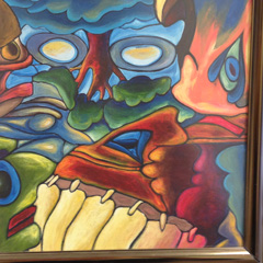 non-glare acrylic/plexiglass