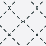 Dashed Line Diamond Pattern
