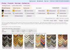 Check out our picture frame mouldings on our dedicated order page