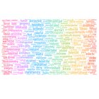 Rainbow, soccer Rainbow, Word Cloud