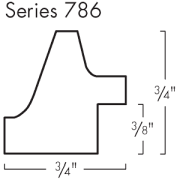 This 3/4 " profile frame features a very small edged extended back design with a delicate lip, finished in genuine gold leaf. Its graceful contours and luminous golden tone offer a refined, classic elegance—perfect for enhancing fine art, photography, or traditional décor.