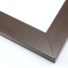 This simple wood frame with dark walnut wash highlights the natural wood grain and features a stepped inner lip.
1.75 " width: ideal for medium or large artwork. The elegant simplicity of this frame makes it the perfect border for many photographs, oil or acrylic paintings or giclee prints.