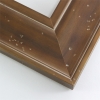 This natural-wash wood frame features a soft brown varnish that highlights the rich wood grain. Antiquing is created by nicks that add character and depth to the subtlety bevelled face.
3 " width: ideal for large or oversize images. Border a rustic nature photograph, or autumnal painting or print with this simple, bucolic frame.