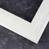 This textured frame, features a distressed-aged look and finished in white wash. Perfect for vintage look.
2 " width: ideal for medium- or large-size images. This heavy frame is the perfect border for a bold watercolour or oil painting, or print.