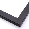 This matte black frame with a smooth, satin finish features a flat surface and stepped inner lip.
1.3 " width: ideal for small to medium size images. Pair this simple, modern frame with almost any bold painting, print or photograph.
