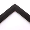 Linen liners are a great option for providing space between art and frame. Where glass is generally required to protect paper artworks and their mat, a linen liner does not require glass, making it ideal for paintings and Giclée prints.
This 1 inch black liner has an authentic, soft linen texture, and flat face with a sloped inner lip. It is best suited to small and medium size canvas prints and oil paintings.