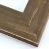 This wide, flat faced frame features rustic wood with a light wash. The natural grain shows through the thin, mid-brown varnish, giving the frame a soft, antiqued appearance.
2-1/2 " wide: ideal for medium to extra-large images. Whether photography or paintings, rural scenes and simple images will look striking in this frame.