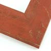 This wide, flat faced frame features rustic wood with a light, pink-red wash. The natural grain shows through the thin, sanded varnish, giving the frame a soft, antiqued appearance.
2-1/2 " wide: ideal for medium to extra-large images. Whether photography or paintings, rural scenes and simple images will look striking in this frame.