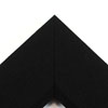 Linen liners are a great option for providing space between art and frame. Where glass is generally required to protect paper artworks and their mat, a linen liner does not require glass, making it ideal for paintings and Giclée prints.
This 3 inch black liner has an authentic, soft linen texture and a wide, flat face with sloped inner lip. It is best suited to large and extra large (oversize) canvas prints and oil or acrylic paintings.