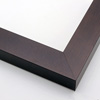This simple frame features a muted walnut brown wash and subtle wood grain detailing. The 1.125 " outer depth creates a stark contrast between the wall and the artwork.
1.5 " width: ideal for medium sized pieces. This frame style matches a wide variety of artwork, from old paintings and prints to modern photographic images.