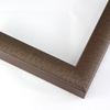 This brown with caramel stain frame, features a slight lifted curved profile with darken lines and natural wood finish.
1-1/4 " width: ideal for small artwork. The clean modern lines and natural details of this frame make it the perfect fit for a wide variety of paintings, photos and giclee prints.
Kyoto II Collection