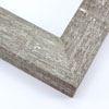 This simple but expressive frame features an organic wood grain face, complete with whorls and shallow ridges. The soft, pale grey finish has hints of brown and white that highlight the rough texture.
1.75" width: ideal for medium size artworks. The natural simplicity of this countryside frame is the perfect match for nature or farmland photographs or oil paintings.