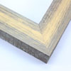 This simple but expressive frame features a smooth, natural wood face with a rougher, organic drop edge. The matte brown finish is overlaid with gold for an antiqued richness.
1.75" width: ideal for medium size artworks. The natural simplicity of this countryside frame is the perfect match for nature or farmland photographs or oil paintings.