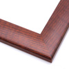 This smooth frame with a slightly curving profile and rounded outer edge features a warm walnut wash with dark vertical veining and a pearlized finish.
2 " width: ideal for medium and large images. The rustic simplicity of this frame can matched to a wide variety of photographs, paintings or Giclée prints.