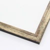 Introducing our exquisite 1-" width picture frame, thoughtfully crafted to accentuate the beauty of your beloved small images. With a touch of refined allure, this frame features a captivating flat silver pearl distressed finish, exuding timeless charm and sophistication.
Meticulously designed with an artist