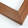 This simple, natural frame features a smooth face of deep caramel-varnished wood that celebrates the beautiful grain.
1.75 " width: ideal for medium and large images. The perfect border for a rustic or nature photograph, or watercolour painting or print.