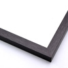 This simple frame features a grey-brown charcoal wash and delicate wood grain detailing.
.75 " width: ideal for small artworks. The clean modern lines and rustic details of this frame make it the perfect fit for a wide variety of paintings, photos and giclee prints.