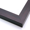 This heavy frame features simple, straight edges and a red-brown finish with wood grain details.
Protruding 1.25 "es, a distinct division is achieved between art and wall. The deep rabbet also provides shadow box properties.
1.5 " width: ideal for medium size images. The simple, classic nature of this frame, and it