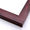 This heavy frame features simple, straight edges and a rich mahogany finish with wood grain details.
Protruding 1.25 "es, a distinct division is achieved between art and wall. The deep rabbet also provides shadow box properties.
1.5 " width: ideal for medium size images. The simple, classic nature of this frame, and it