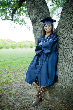 Professional pictures in that classic cap and gown make a great keepsake