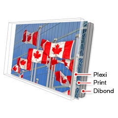 Canada Face Mounting Prints On PlexiGlass