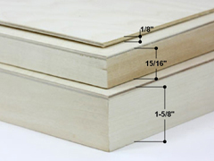 Wood Panel Size Comparison
